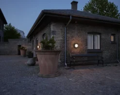 Louis Poulsen skotlampe, 4000K, uafskærmet, opal grå