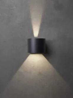 Lumenlight Bonito udendørs væglampe, sort