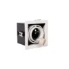 Lumenlight Tano Kvadro indbygningsspot, hvid