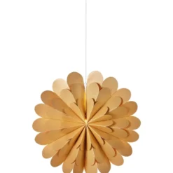 Markslöjd Maravilla julestjerne med lys, 60 cm, guld