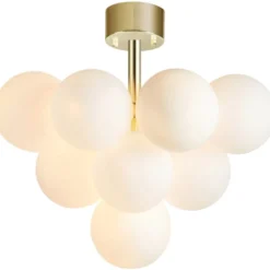 Markslöjd Merlot loftlampe, messing