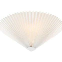Markslöjd Plisado loftlampe, hvid, Ø42 cm