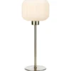 Markslöjd Sober bordlampe, stål/opal, 38 cm