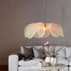 Markslöjd Styrka pendel, beige, Ø75 cm