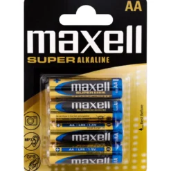 Maxell Super AA batterier, 4 stk.
