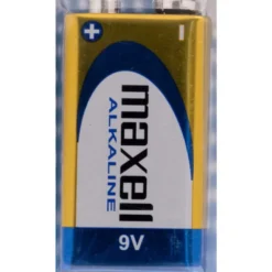 Maxell 9V batteri, 1 stk.