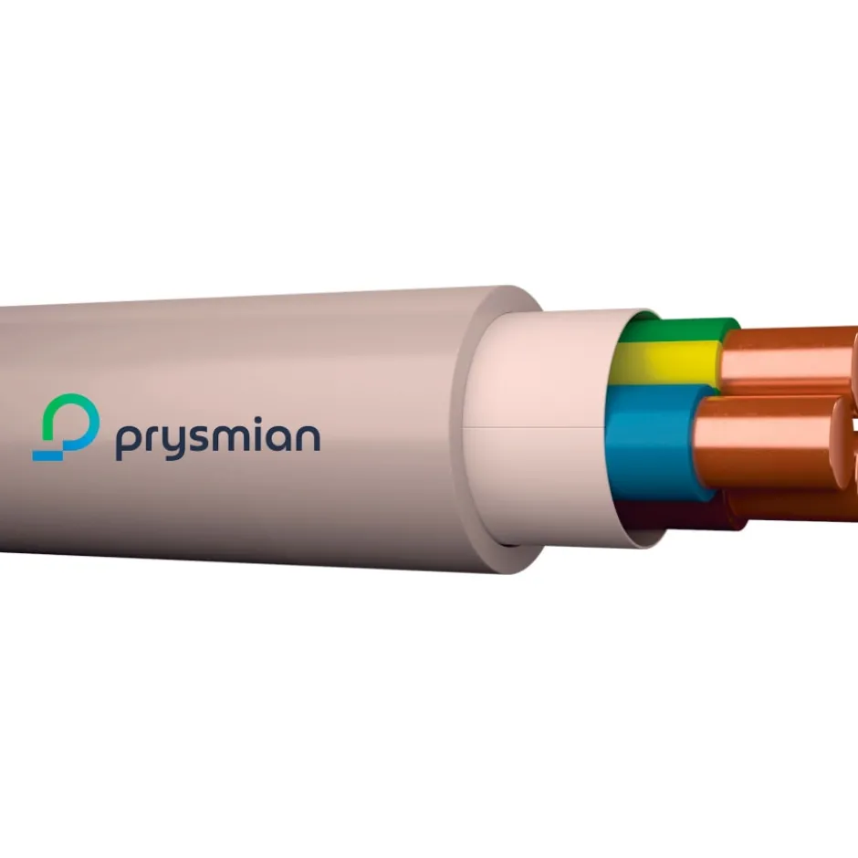 100 meter Afumex installationskabel 3x2,5 mm², 100 meter
