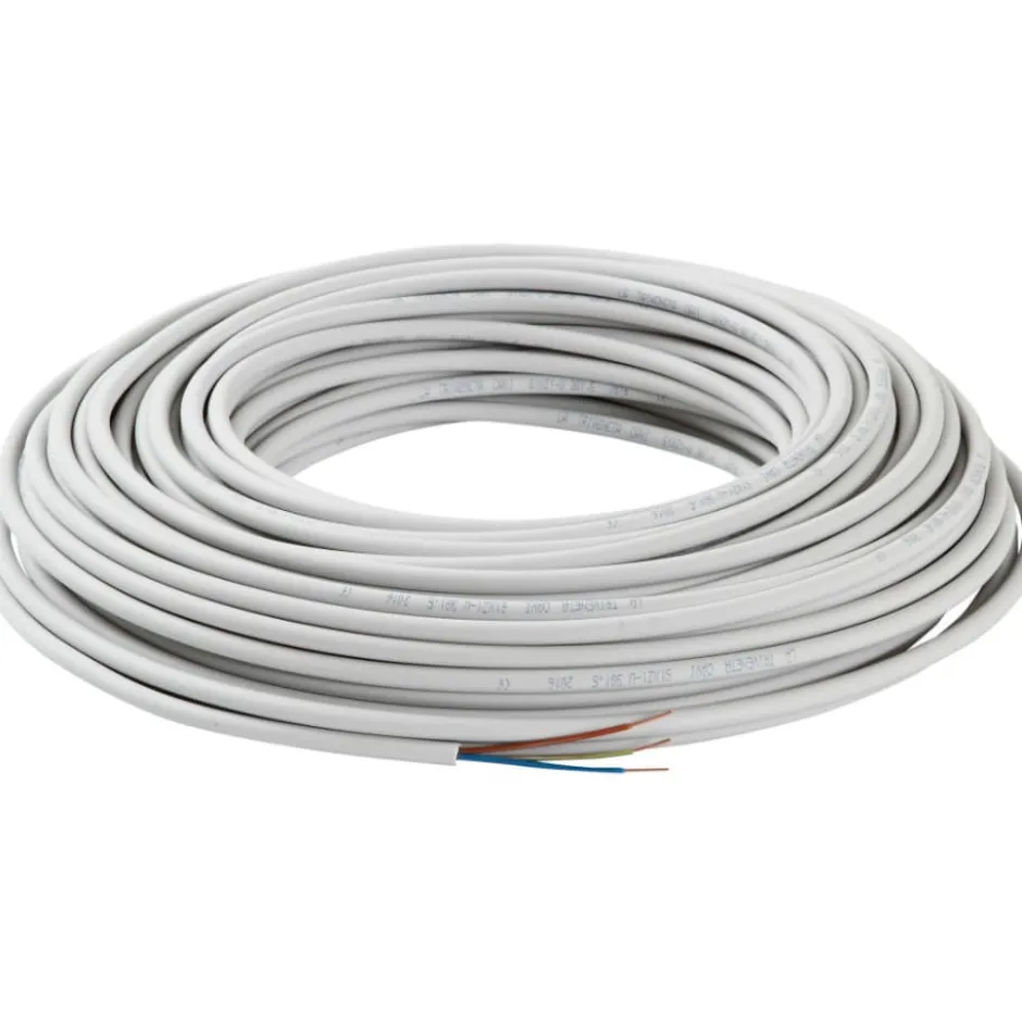 100 meter Afumex installationskabel 3x2,5 mm², 100 meter