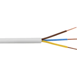 100 meter Afumex installationskabel 3x2,5 mm², 100 meter