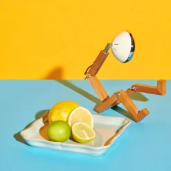 Mini Mr Wattson bordlampe, hvid