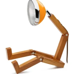 Mini Mr Wattson bordlampe, orange