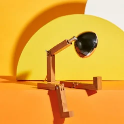 Mini Mr Wattson bordlampe, sort