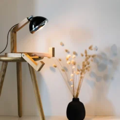 Mr Wattson bordlampe, sort