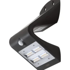 Mylight væglampe med sensor & solcelle, 3,2W