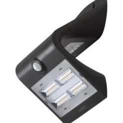 Mylight væglampe med sensor & solcelle, 3,2W
