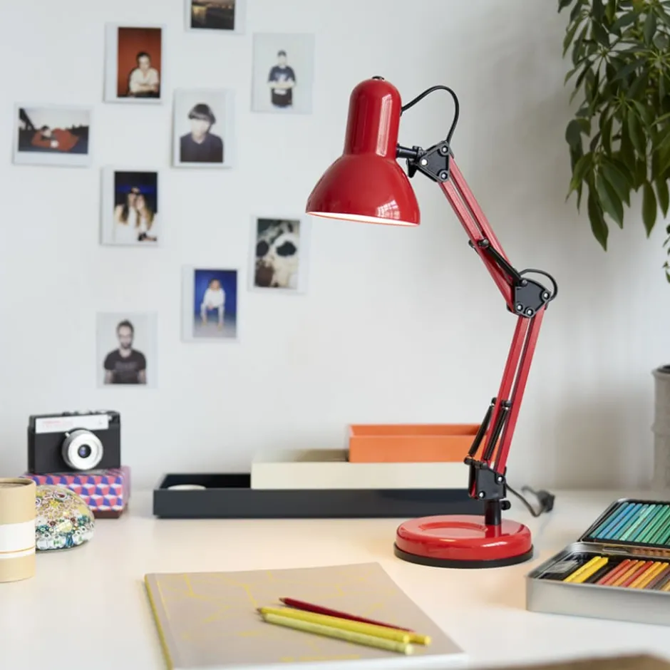 Nielsen Light Alba arkitektlampe, rød