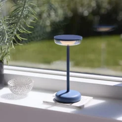 Nielsen Light Breeze solcelle bordlampe, blå