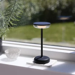 Nielsen Light Breeze solcelle bordlampe, sort