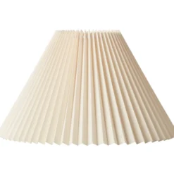 Nielsen Light Emma Hacienda Plisse lampeskærm, beige, H24,5 cm