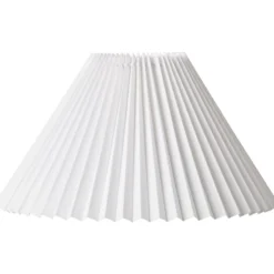Nielsen Light Emma Hacienda Plisse lampeskærm, hvid, H22 cm