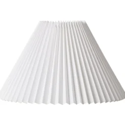 Nielsen Light Emma Hacienda Plisse lampeskærm, hvid, H24,5 cm