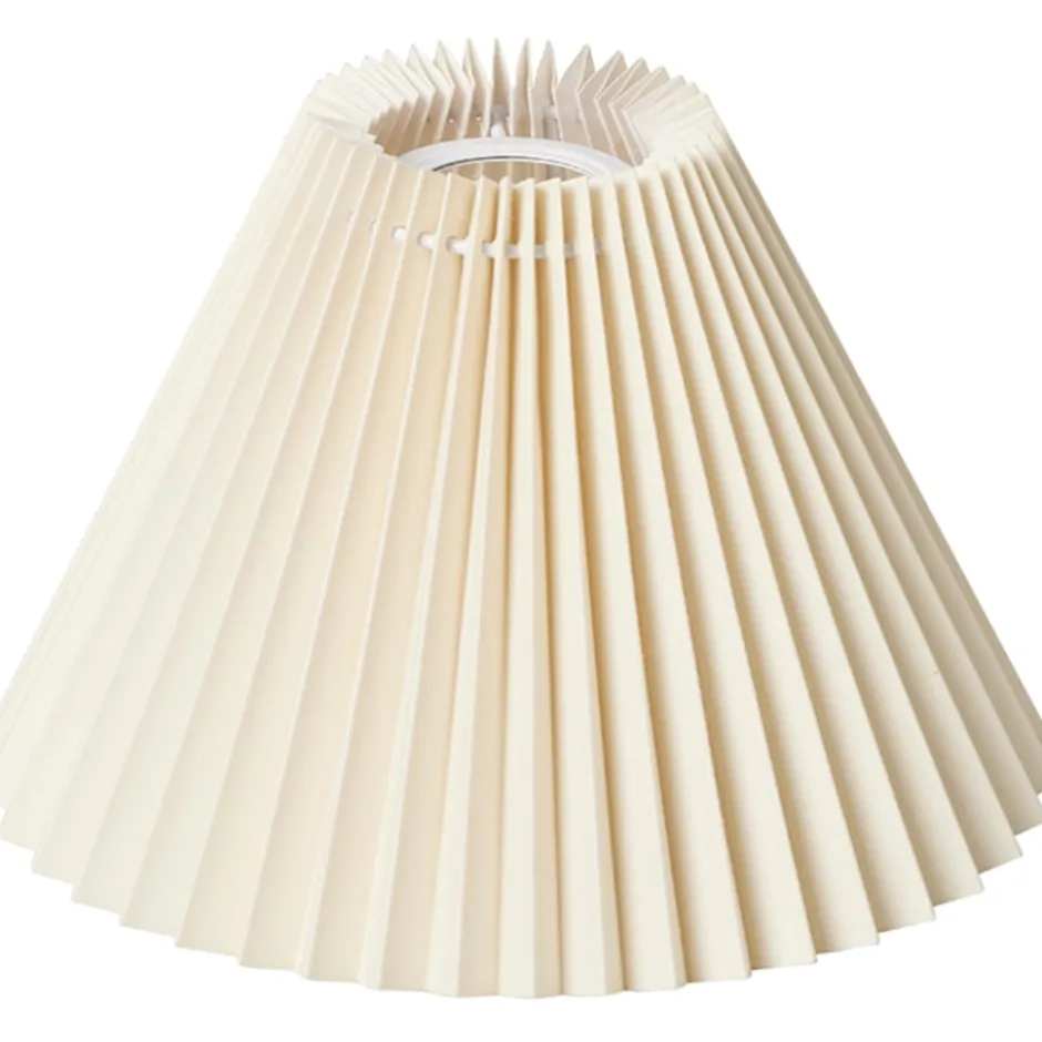 Nielsen Light Emma Piso Plisse lampeskærm til væg/pendel, beige, H16,5 cm