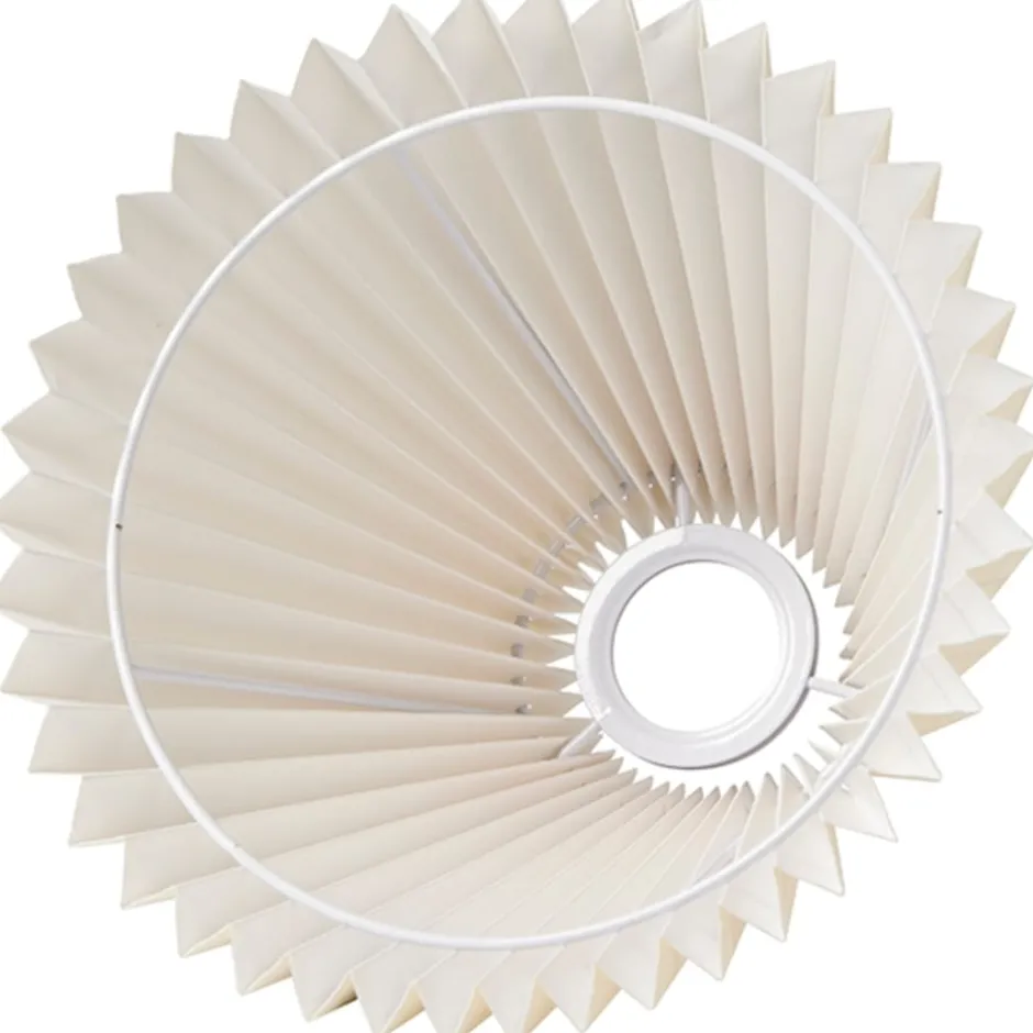 Nielsen Light Emma Piso Plisse lampeskærm til væg/pendel, beige, H16,5 cm
