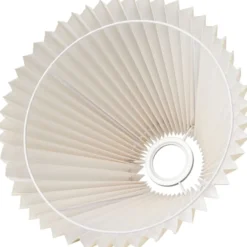 Nielsen Light Emma Piso Plisse lampeskærm til væg/pendel, beige, H19 cm