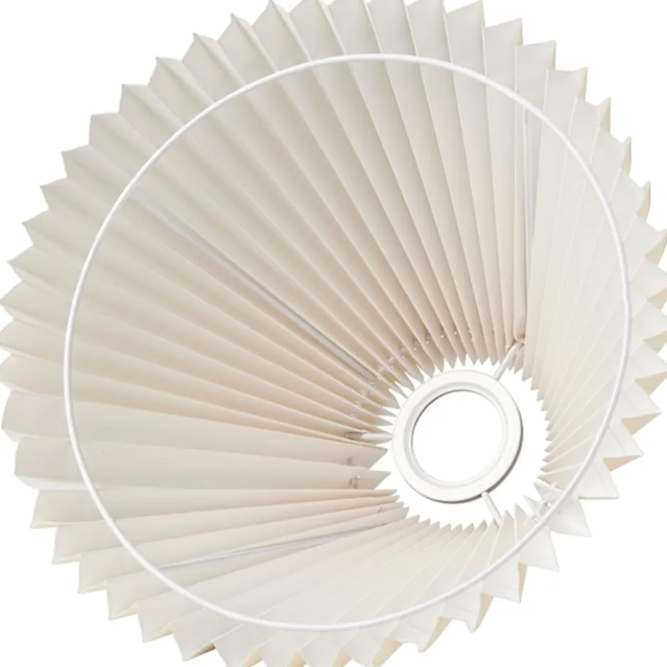 Nielsen Light Emma Piso Plisse lampeskærm til væg/pendel, beige, H19 cm