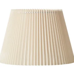 Nielsen Light Emma Villa Plisse lampeskærm, beige, H22,5 cm