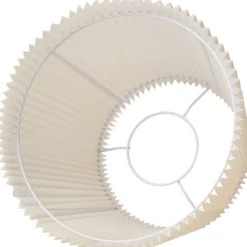 Nielsen Light Emma Villa Plisse lampeskærm, beige, H22,5 cm