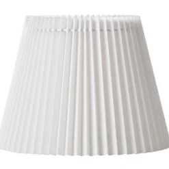Nielsen Light Emma Villa Plisse lampeskærm, hvid, H16 cm