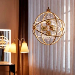 Nielsen Light Galaxy lysekrone, messing