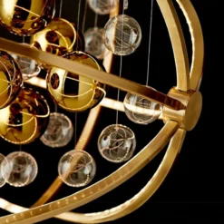 Nielsen Light Galaxy lysekrone, messing