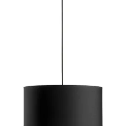 Nielsen Light Isabella Castillo lampeskærm, sort/hvid, Ø40 cm