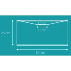 Nielsen Light Isabella Castillo lampeskærm, sort/hvid, Ø40 cm