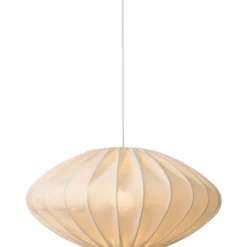 Nielsen Light Jasmin Ellipse pendel, hvid ledning, hvid