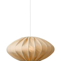 Nielsen Light Jasmin Ellipse pendel, hvid ledning, sand