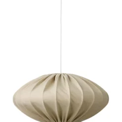 Nielsen Light Jasmin Ellipse pendel, hvid ledning, sand