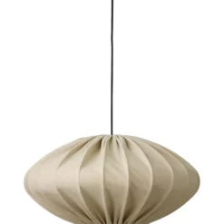 Nielsen Light Jasmin Ellipse pendel, sort ledning, sand