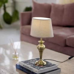 Nielsen Light Jasmin lampeskærm, sand, H16 cm