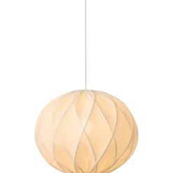 Nielsen Light Jasmin pendel, hvid ledning, hvid