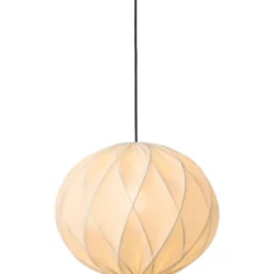 Nielsen Light Jasmin pendel, sort ledning, hvid