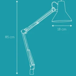 Nielsen Light Jensen arkitektlampe, grå