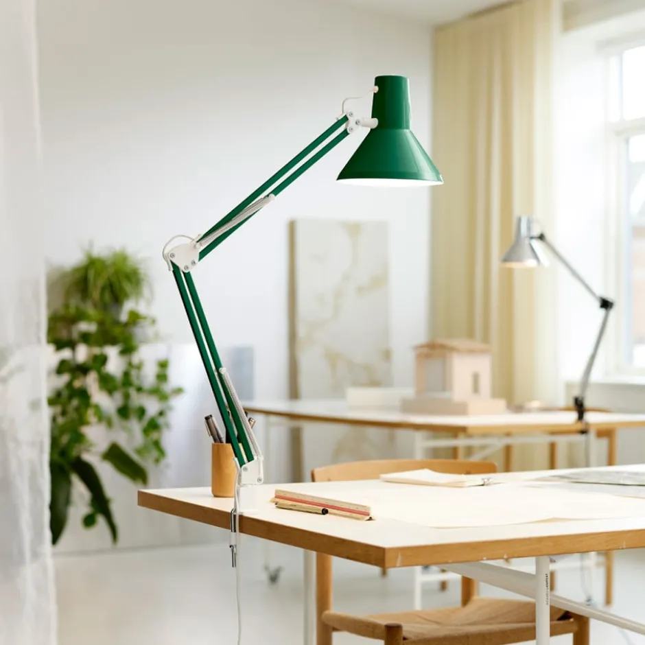 Nielsen Light Jensen arkitektlampe, grøn