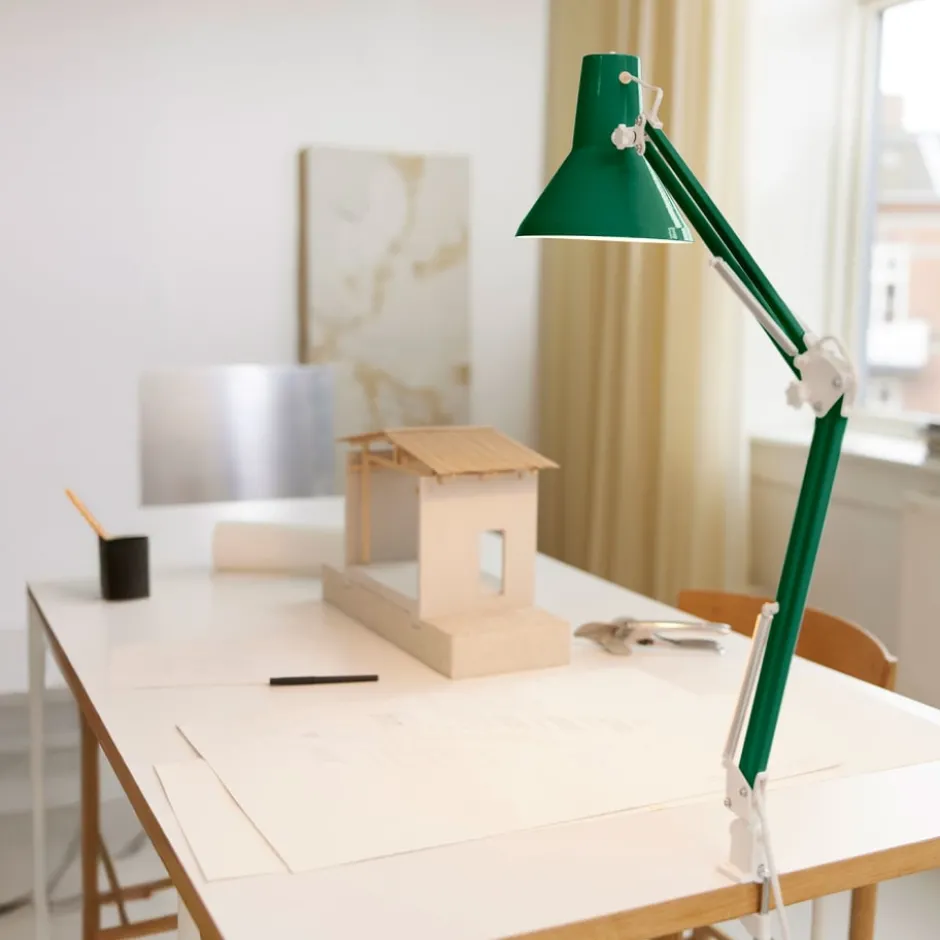 Nielsen Light Jensen arkitektlampe, grøn