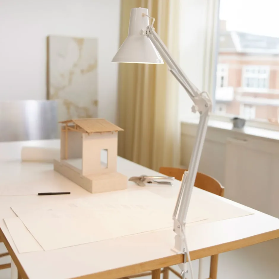 Nielsen Light Jensen arkitektlampe, hvid