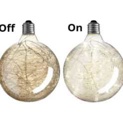 Nielsen Light Klokkeblomst E27 globepære, 2500K, 1W, Ø9,5 cm
