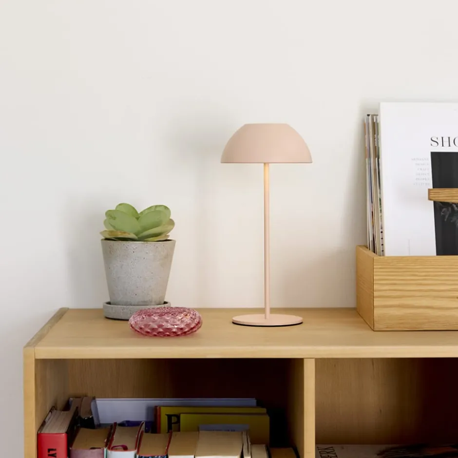 Nielsen Light Luna genopladelig bordlampe, rosa