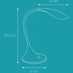 Nielsen Light Mamba bordlampe, hvid